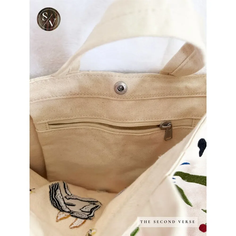 BAGGU Jessica Williams Horizontal Embroidery Duck Bag - Picture 5 of 8